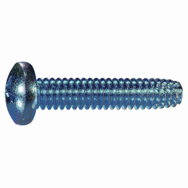 Midwest Fastener Sheet Metal Screw, 1/4" x 1-1/4 in, Zinc Plated Steel Pan Head Phillips Drive, 12 PK 931663